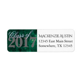 Smaragdgroen | Deep Jade Velvet Grunge Jewel Tone Etiket