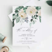 Smaragdgroen Elegant Bruiloft Kaart