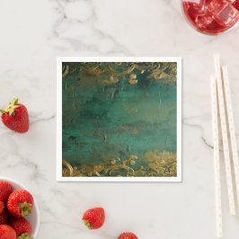 Smaragdgroen Elegant Bruiloft Servet