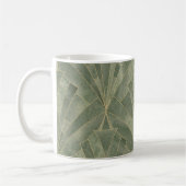 Smaragdgroen en Goud Art Deco Patroon Koffiemok (Links)