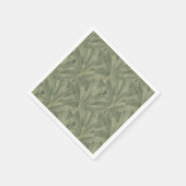 Smaragdgroen en Goud Art Deco Patroon Servet (Hoek)