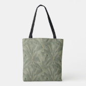 Smaragdgroen en Goud Art Deco Patroon Tote Bag (Achterkant)