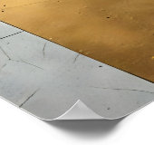 Smaragdgroen en Goud Poster (Hoek)