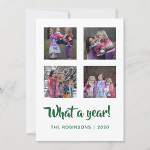 Smaragdgroen en gouden fluwelen damasten Kerstmis Feestdagenkaart