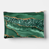 Smaragdgroen Goud Aangepaste Jouw naam Etui (Achterkant)