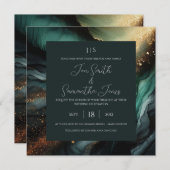 Smaragdgroen goud kaart (Voorkant / Achterkant)