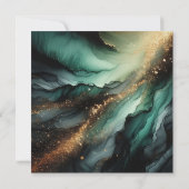 Smaragdgroen goud kaart (Achterkant)