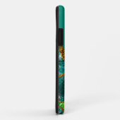 Smaragdgroen & Gouden Agaat Geode Case-Mate iPhone Case (Achterkant/rechts)