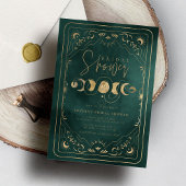 Smaragdgroen & Gouden Tarot Hemels Vrijgezellenfee Kaart