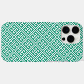 Smaragdgroen Grieks Zeer belangrijk Patroon Case-Mate iPhone Case (Achterkant (horizontaal))