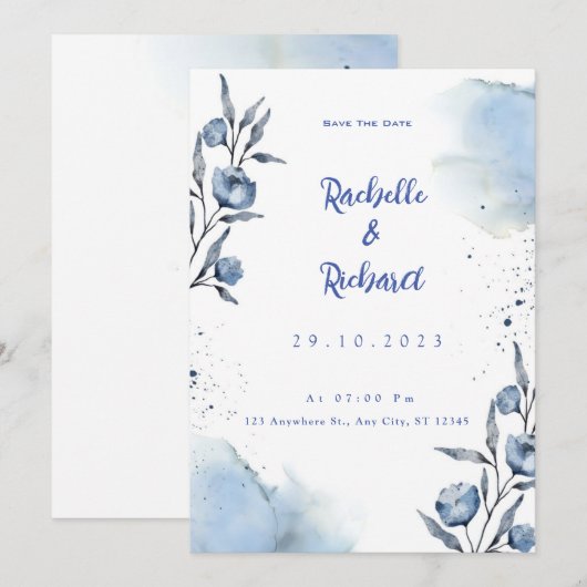 Smaragdgroen Groen Alles In Eén Kaart (Voorkant / Achterkant)