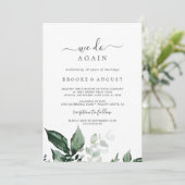 Smaragdgroen Groen Werk We Do Again Hernieuwing va Kaart (Staand voorkant)