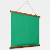 Smaragdgroen hangend wandtapijt - wandkleed (Gebogen)