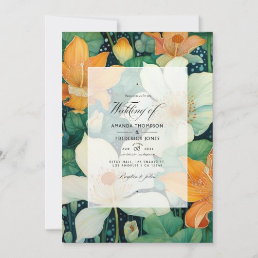 Smaragdgroen, Koper, en Ivoorhuwelijk Kaart (Voorkant)