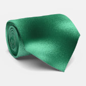 Smaragdgroen mannen stropdas (Opgerold)