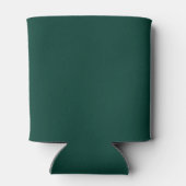 Smaragdgroen Modern Script Gepersonaliseerde Groom Blikjeskoeler (Achterkant)