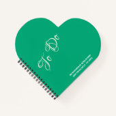 Smaragdgroen notitieboek (Voorkant)