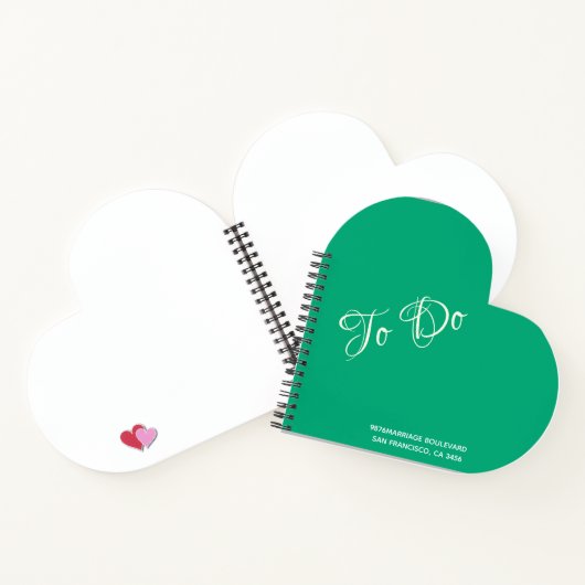 Smaragdgroen notitieboek (Binnen)