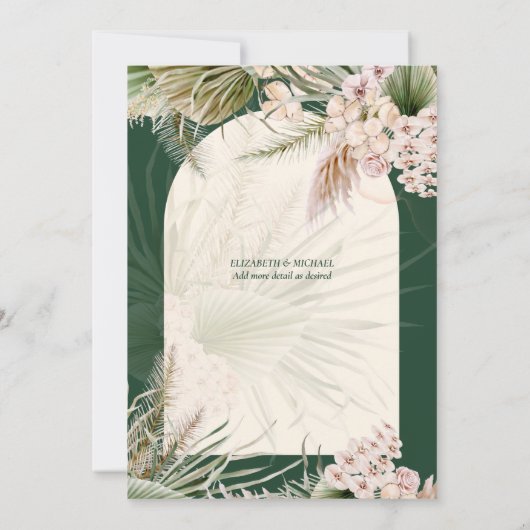 Smaragdgroen Pampasgras FOTO BEDANKT (Achterkant)