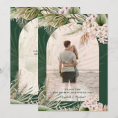 Smaragdgroen Pampasgras FOTO BEDANKT (Voorkant / Achterkant)