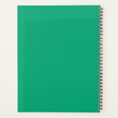 Smaragdgroen Planner (Achterkant)