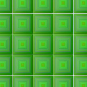 Smaragdgroen (Retro Keuken en Badkamer) Vierkant Tegeltje