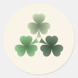 smaragdgroen ronde sticker