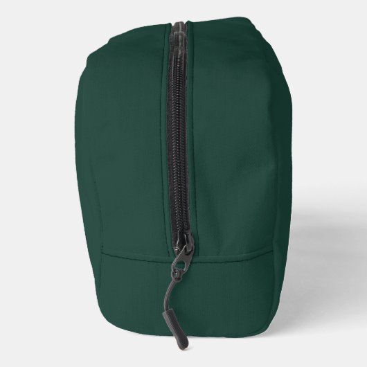 Smaragdgroen script | Stijlvol Monogram Modern Toilettasje (Rechts)