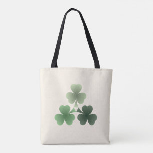 smaragdgroen tote bag