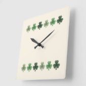smaragdgroen vierkante klok (Hoek)