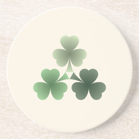 smaragdgroen zandsteen onderzetter (Voorkant)