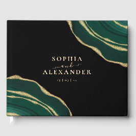 Smaragdgroene agaat gastenboek