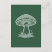 Smaragdgroene Betoverde Bos Bruiloft Informatiekaartje (Achterkant)
