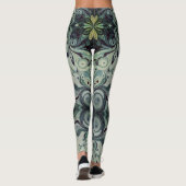Smaragdgroene Bewegingsleggings Leggings (Achterkant)