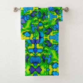 Smaragdgroene Bliss Bad Handdoek