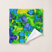 Smaragdgroene Bliss Bad Handdoek (Wasdoekje)