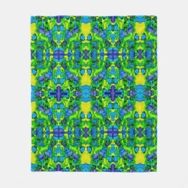 Smaragdgroene Bliss Fleece Deken