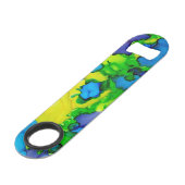 Smaragdgroene Bliss Speed Flessenopener (Achterkant Gekanteld)