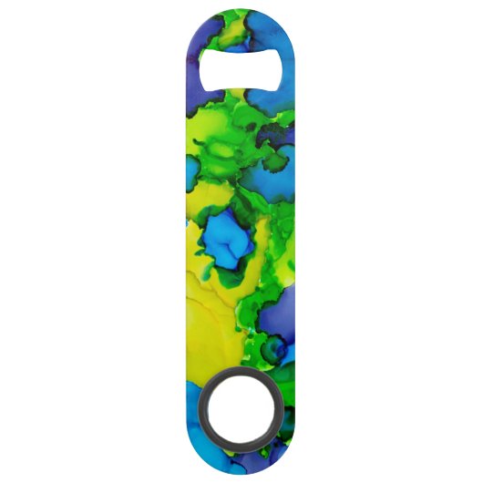 Smaragdgroene Bliss Speed Flessenopener (Voorkant)