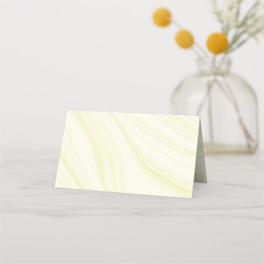 smaragdgroene bloemen gouden marmer plaatskaartje (Achterkant)