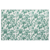 Smaragdgroene bloemrank toile stof (Fat Quarter)