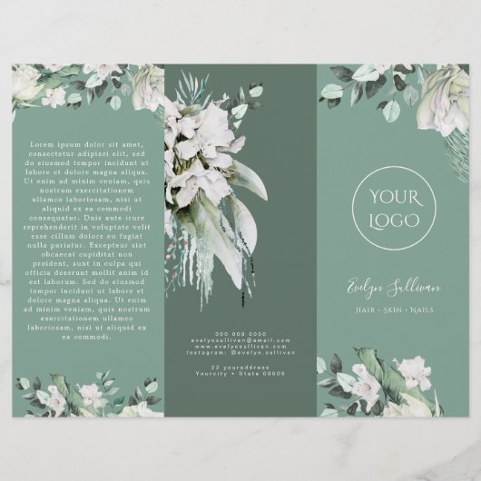 Smaragdgroene brochure (Voorkant)