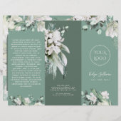 Smaragdgroene brochure (Voorkant / Achterkant)