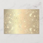 Smaragdgroene bruiloft Details Behuizing Kaart (Achterkant)