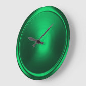 Smaragdgroene Button Grote Klok (Hoek)