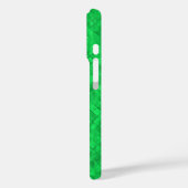 smaragdgroene diamant metalen tegels Case-Mate iPhone case (Achterkant / Links)