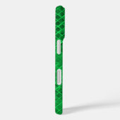 smaragdgroene diamant metalen tegels Case-Mate iPhone case (Achterkant / Rechts)