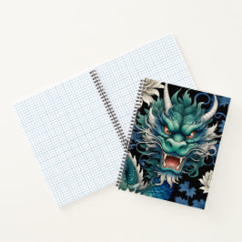 Smaragdgroene draak notitieboek
