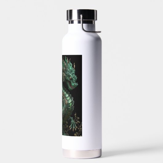 Smaragdgroene draak waterfles (Links)