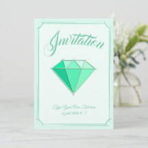 Smaragdgroene edelsteen. Sieraden. 55 Bruiloft Jub